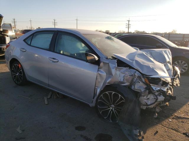 2T1BURHEXEC077618 - 2014 TOYOTA COROLLA L SILVER photo 4