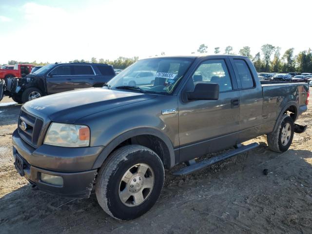 1FTPX14584NB53918 - 2004 FORD F150 2WD GRAY photo 1