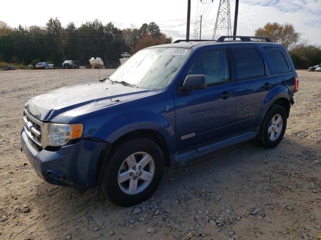 1FMCU49H38KB48690 - 2008 FORD ESCAPE HEV BLUE photo 1