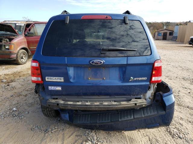 1FMCU49H38KB48690 - 2008 FORD ESCAPE HEV BLUE photo 6