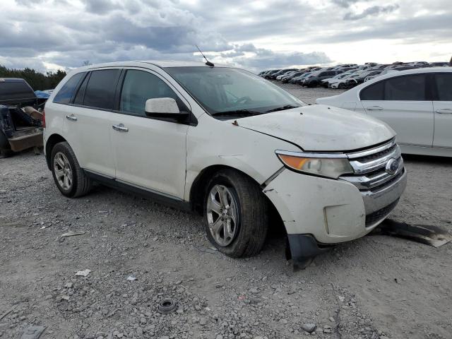 2FMDK3JC3BBA13246 - 2011 FORD EDGE SEL WHITE photo 4