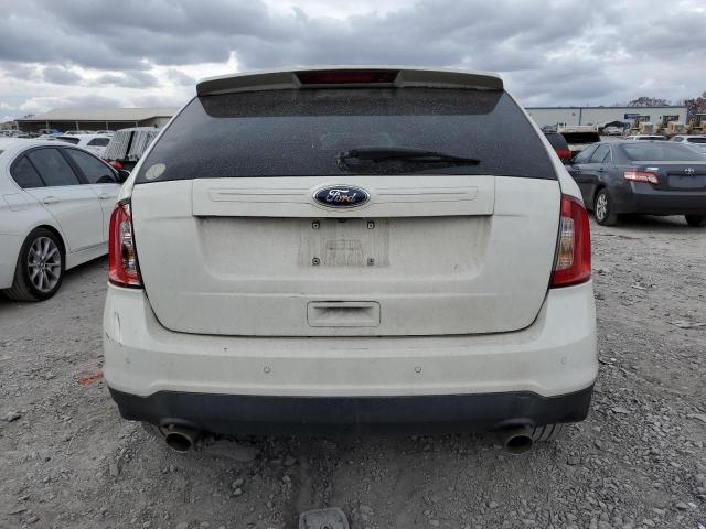 2FMDK3JC3BBA13246 - 2011 FORD EDGE SEL WHITE photo 6