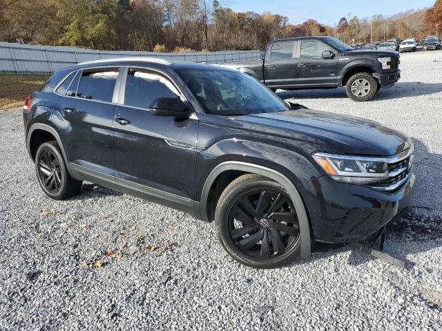 1V26E2CA8LC214733 - 2020 VOLKSWAGEN ATLAS CROS SE შავი ფოტო 4