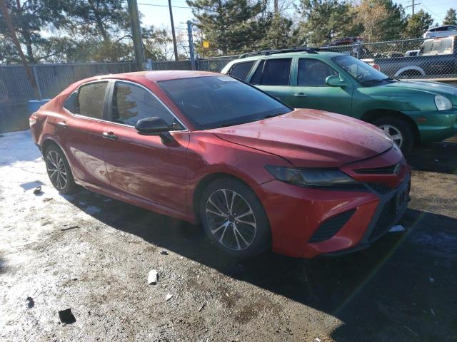 4T1B11HKXKU203454 - 2019 TOYOTA CAMRY L RED photo 4