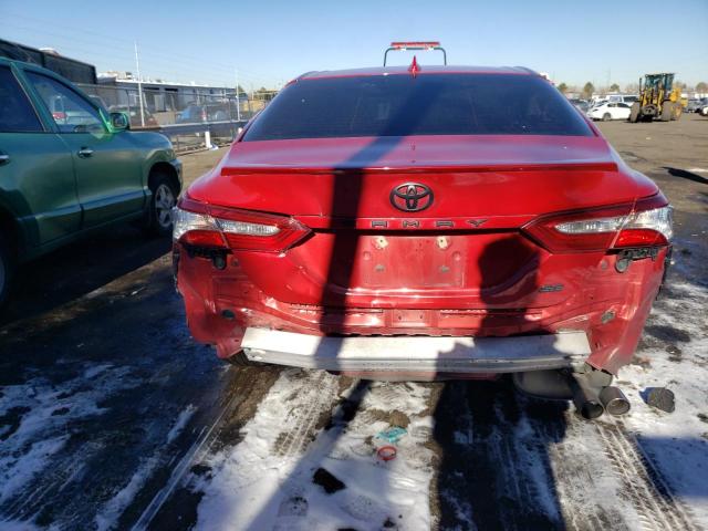 4T1B11HKXKU203454 - 2019 TOYOTA CAMRY L RED photo 6