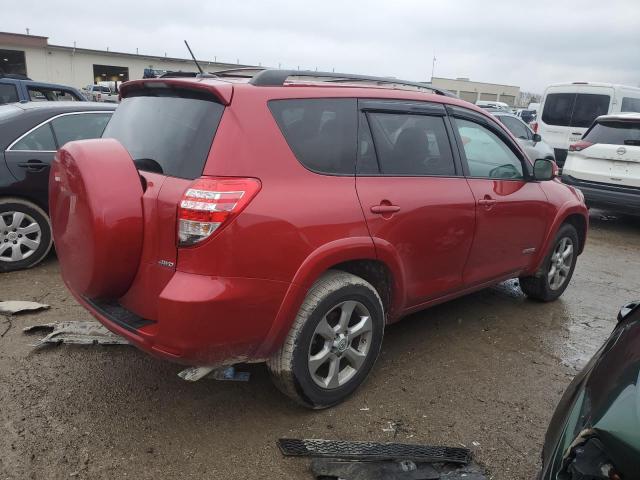 2T3DF4DV6CW182381 - 2012 TOYOTA RAV4 LIMITED RED photo 3