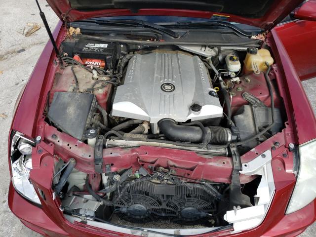1G6DC67A750209210 - 2005 CADILLAC STS RED photo 11