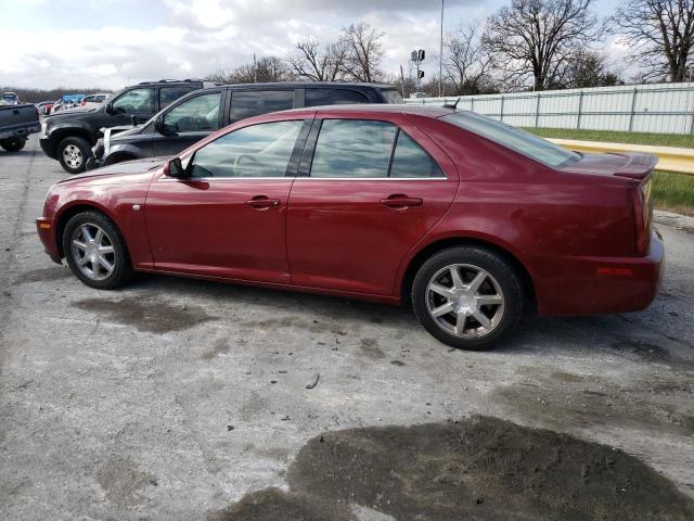 1G6DC67A750209210 - 2005 CADILLAC STS RED photo 2