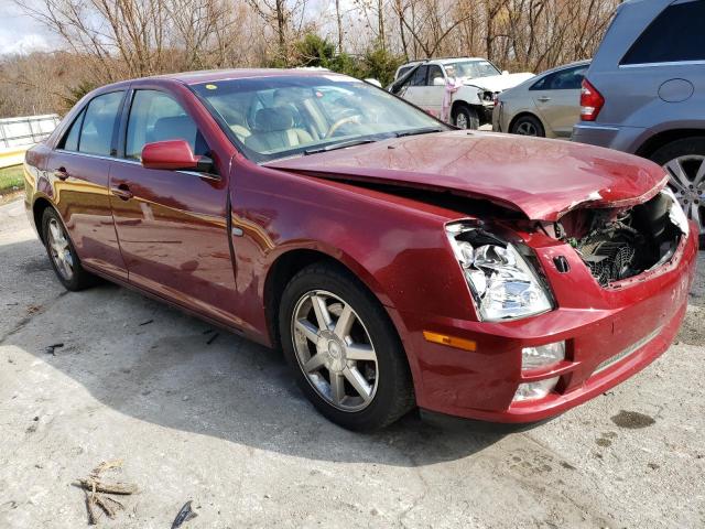 1G6DC67A750209210 - 2005 CADILLAC STS RED photo 4