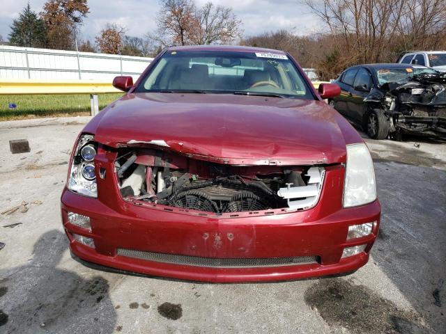 1G6DC67A750209210 - 2005 CADILLAC STS RED photo 5