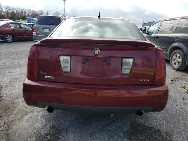 1G6DC67A750209210 - 2005 CADILLAC STS RED photo 6