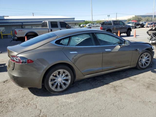5YJSA1E28GF164985 - 2016 TESLA MODEL S BROWN photo 3