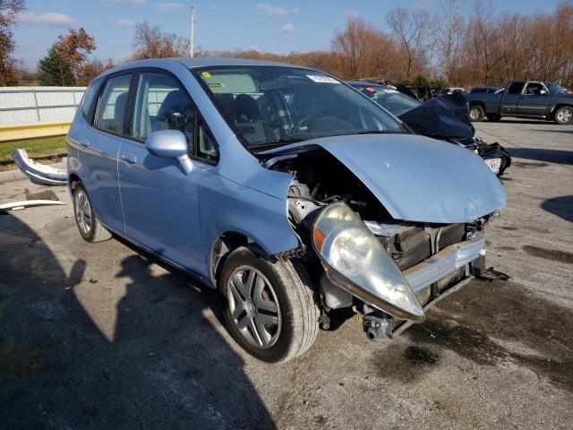 JHMGD37418S070716 - 2008 HONDA FIT BLUE photo 4