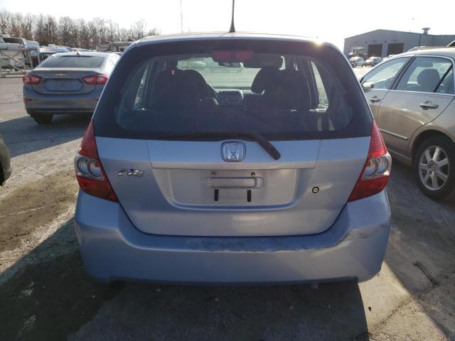 JHMGD37418S070716 - 2008 HONDA FIT BLUE photo 6