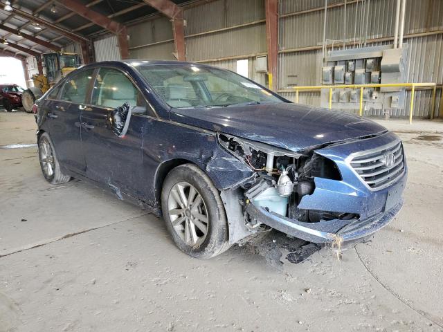 5NPE24AF6HH540879 - 2017 HYUNDAI SONATA SE BLUE photo 4