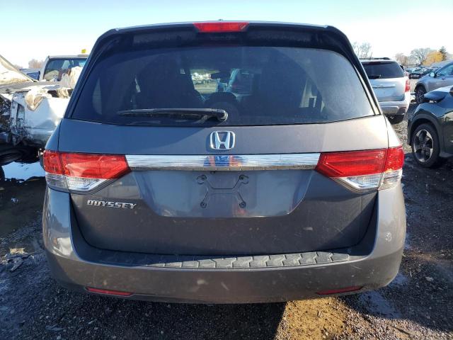 5FNRL5H6XGB127967 - 2016 HONDA ODYSSEY EXL GRAY photo 6