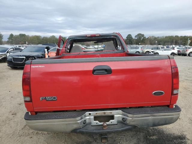 3FTZF1722YMA80185 - 2000 FORD F150 RED photo 10