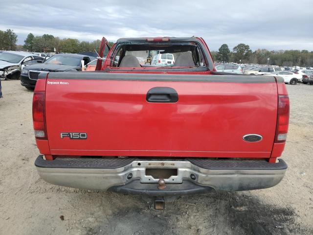 3FTZF1722YMA80185 - 2000 FORD F150 RED photo 6