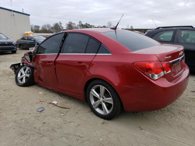 1G1PG5SC6C7225199 - 2012 CHEVROLET CRUZE LT RED photo 2