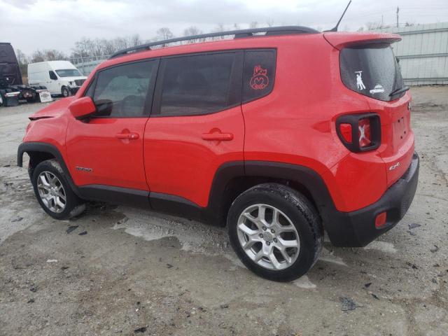 ZACCJBBB7HPG51992 - 2017 JEEP RENEGADE LATITUDE RED photo 2