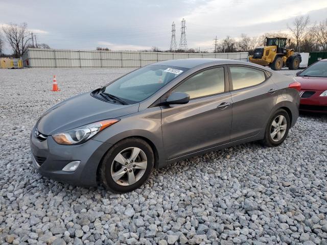 5NPDH4AE7CH065317 - 2012 HYUNDAI ELANTRA GLS GRAY photo 1