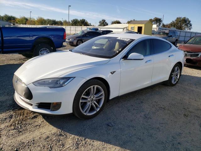5YJSA1DN0DFP05907 - 2013 TESLA MODEL S WHITE photo 1