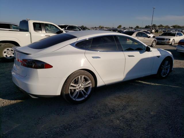 5YJSA1DN0DFP05907 - 2013 TESLA MODEL S WHITE photo 3