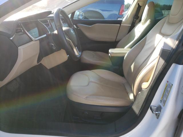 5YJSA1DN0DFP05907 - 2013 TESLA MODEL S WHITE photo 7