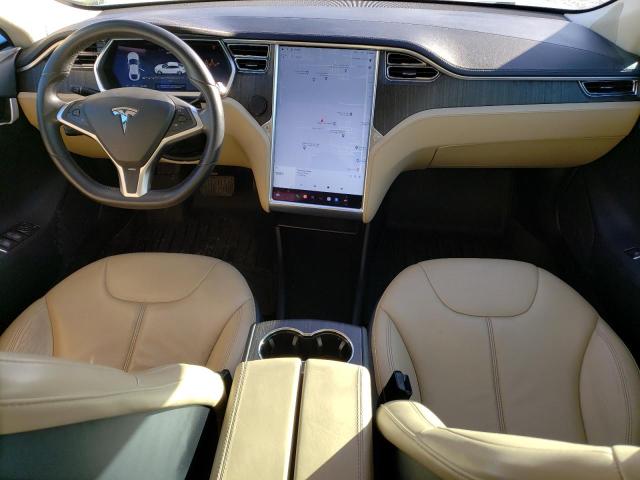 5YJSA1DN0DFP05907 - 2013 TESLA MODEL S WHITE photo 8