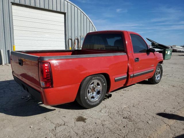 1GCEC14W31Z140980 - 2001 CHEVROLET SILVERADO C1500 RED photo 3