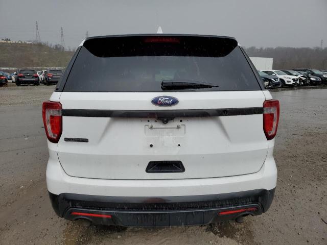 1FM5K8AR8GGB35834 - 2016 FORD EXPLORER POLICE INTERCEPTOR Weiß Foto 6