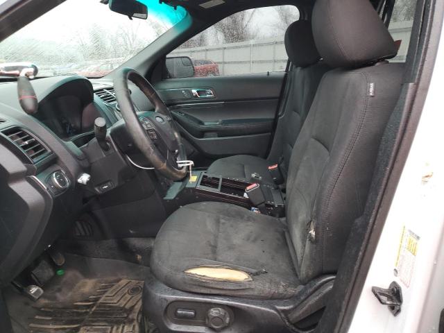 1FM5K8AR8GGB35834 - 2016 FORD EXPLORER POLICE INTERCEPTOR Weiß Foto 7