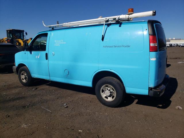 1GCGG25V671211900 - 2007 CHEVROLET EXPRESS G2 TURQUOISE photo 2