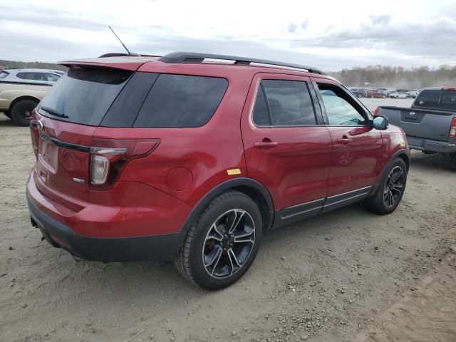 1FM5K8GT1FGA06271 - 2015 FORD EXPLORER SPORT RED photo 3