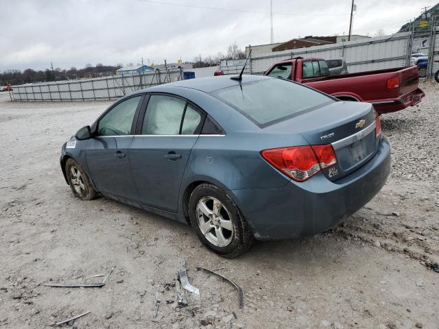 1G1PF5SC9C7222039 - 2012 CHEVROLET CRUZE LT BLUE photo 2