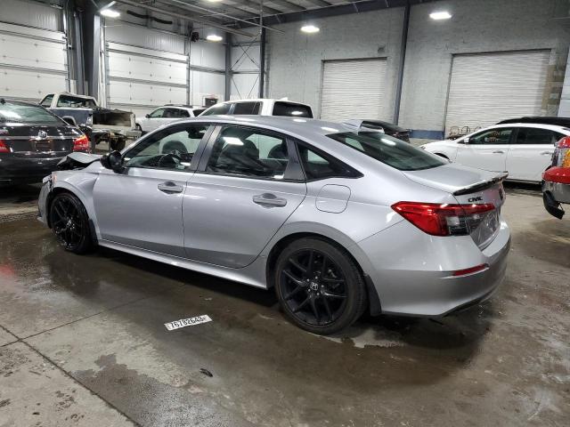 2HGFE2F53NH531966 - 2022 HONDA CIVIC SPORT SILVER photo 2