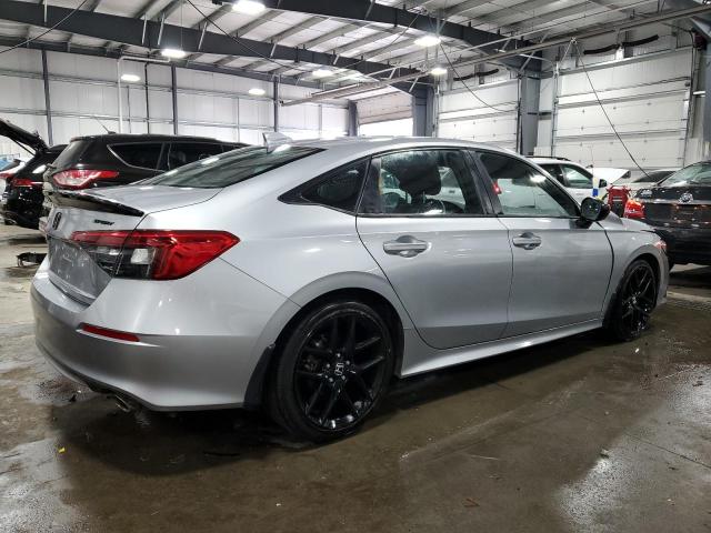 2HGFE2F53NH531966 - 2022 HONDA CIVIC SPORT SILVER photo 3