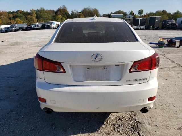 JTHCF5C22D5063761 - 2013 LEXUS IS 250 WHITE photo 6