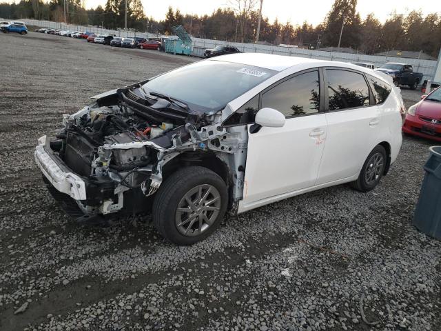 JTDZN3EU2GJ048268 - 2016 TOYOTA PRIUS V WHITE photo 1