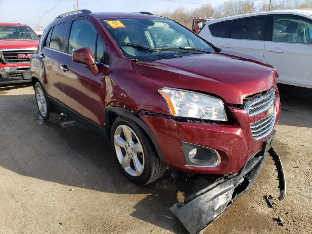 3GNCJMSB2GL212743 - 2016 CHEVROLET TRAX LTZ MAROON photo 4