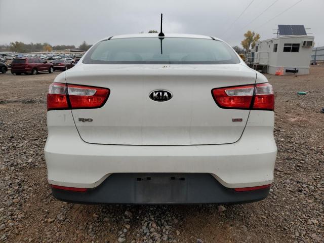 KNADM4A3XG6693573 - 2016 KIA RIO LX WHITE photo 6