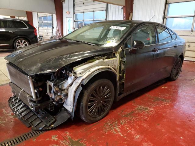 3FA6P0UU6ER348319 - 2014 FORD FUSION S HYBRID BLACK photo 1