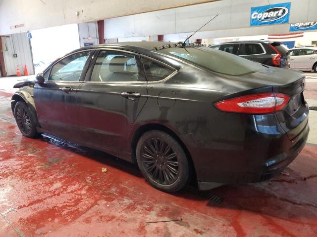 3FA6P0UU6ER348319 - 2014 FORD FUSION S HYBRID BLACK photo 2