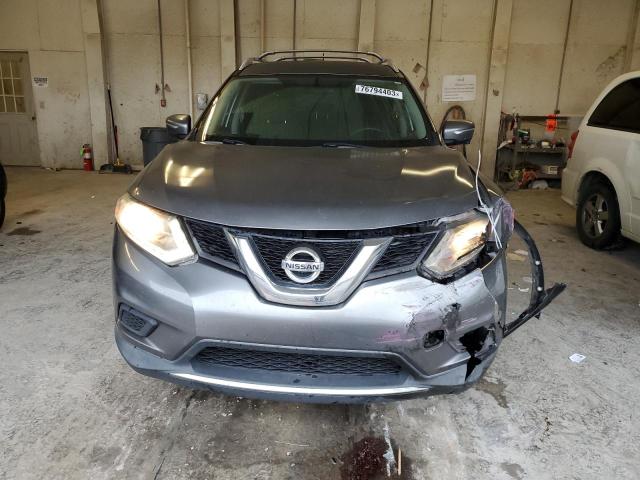 KNMAT2MT8FP575748 - 2015 NISSAN ROGUE S GRAY photo 5