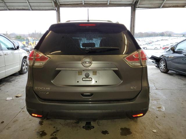 KNMAT2MT8FP575748 - 2015 NISSAN ROGUE S GRAY photo 6