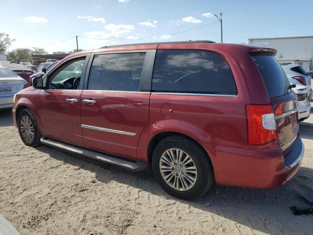 2C4RC1CG7DR569369 - 2013 CHRYSLER TOWN & COU TOURING L RED photo 2
