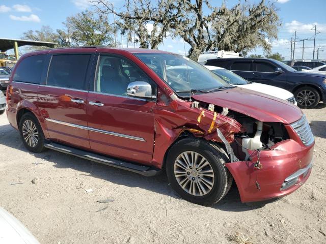 2C4RC1CG7DR569369 - 2013 CHRYSLER TOWN & COU TOURING L RED photo 4