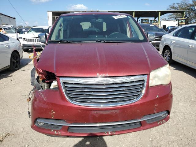 2C4RC1CG7DR569369 - 2013 CHRYSLER TOWN & COU TOURING L RED photo 5