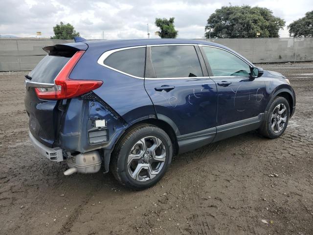 5J6RW1H57JA012664 - 2018 HONDA CR-V EX BLUE photo 3