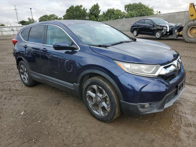 5J6RW1H57JA012664 - 2018 HONDA CR-V EX BLUE photo 4